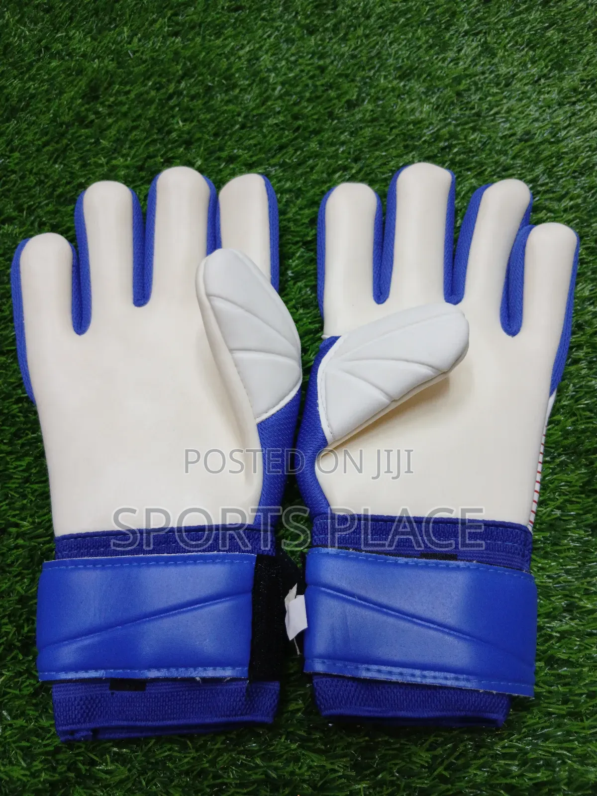 Blue Adidas Stopper Goalkeeper Gloves