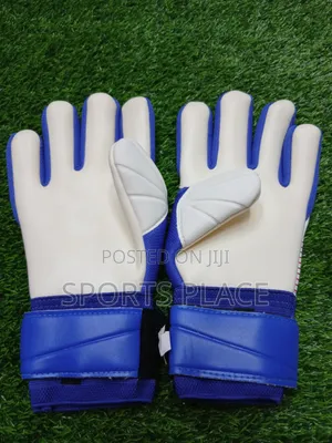 Blue Adidas Stopper Goalkeeper Gloves