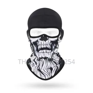 Skull Full Ski Mask 3d Balaclava Uv Protection Motorcycle Ski Scarf