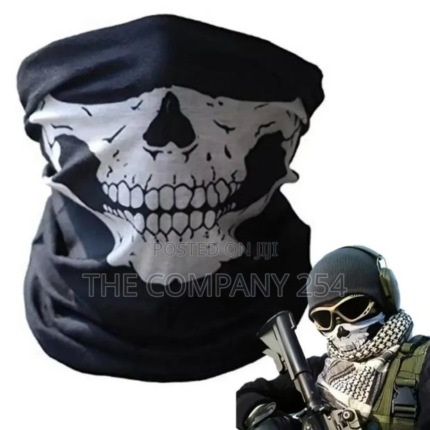 Skull Full Ski Mask 3d Balaclava Uv Protection Motorcycle Ski Scarf - thumbnail 4