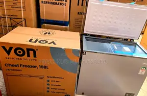 Von 198l Chest Freezer (Model Vafc20dhg).