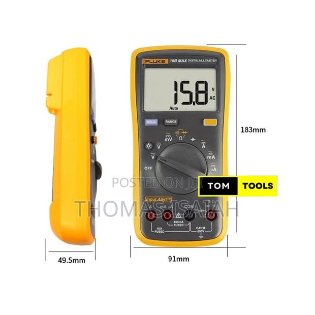Fluke 15b Max Digital Multimeter - thumbnail 3