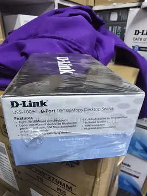 D-Link Des-1008c 8-Port 10/100mbps Desktop Switch