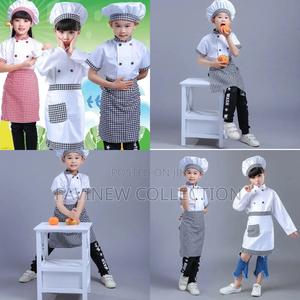 3pcs Children Professional Chef Costume/ Kids Kitchen Apron - main view