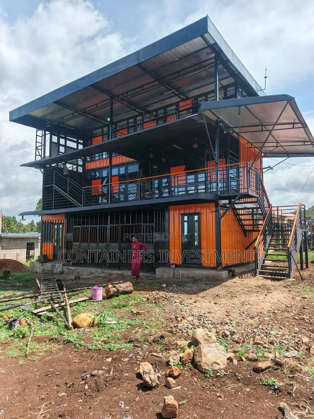 Container Bar Structure- Homabay Project. - main view