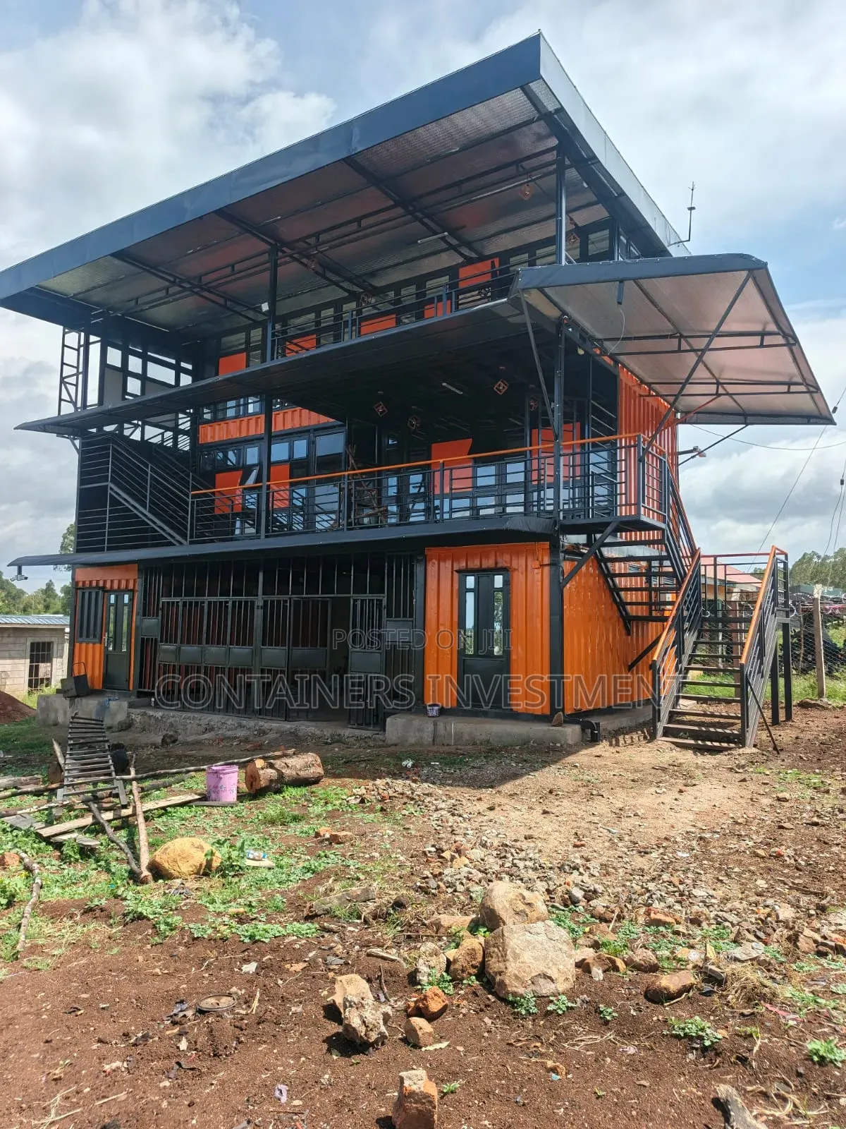 Container Bar Structure- Homabay Project.