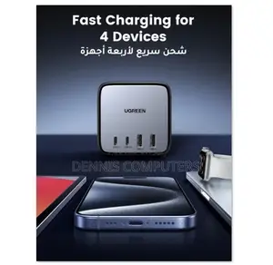 Ugreen Diginest Cube Power Strip (3 Ac Outlets + 65w 2a2c) Uk Black