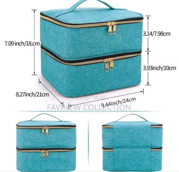 Nail Polish Travel Organizer Storage Case - thumbnail 2