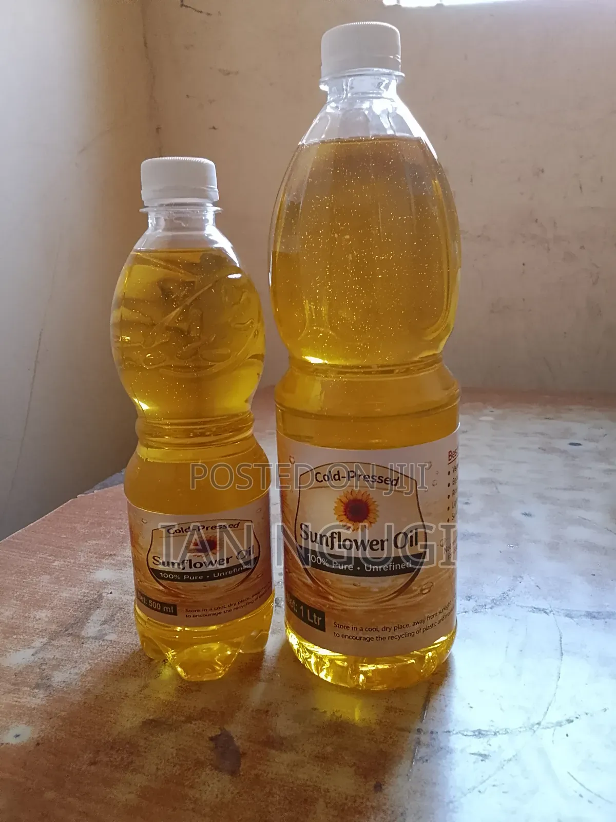 Sunflower Oil (Cold Pressed), Organic.