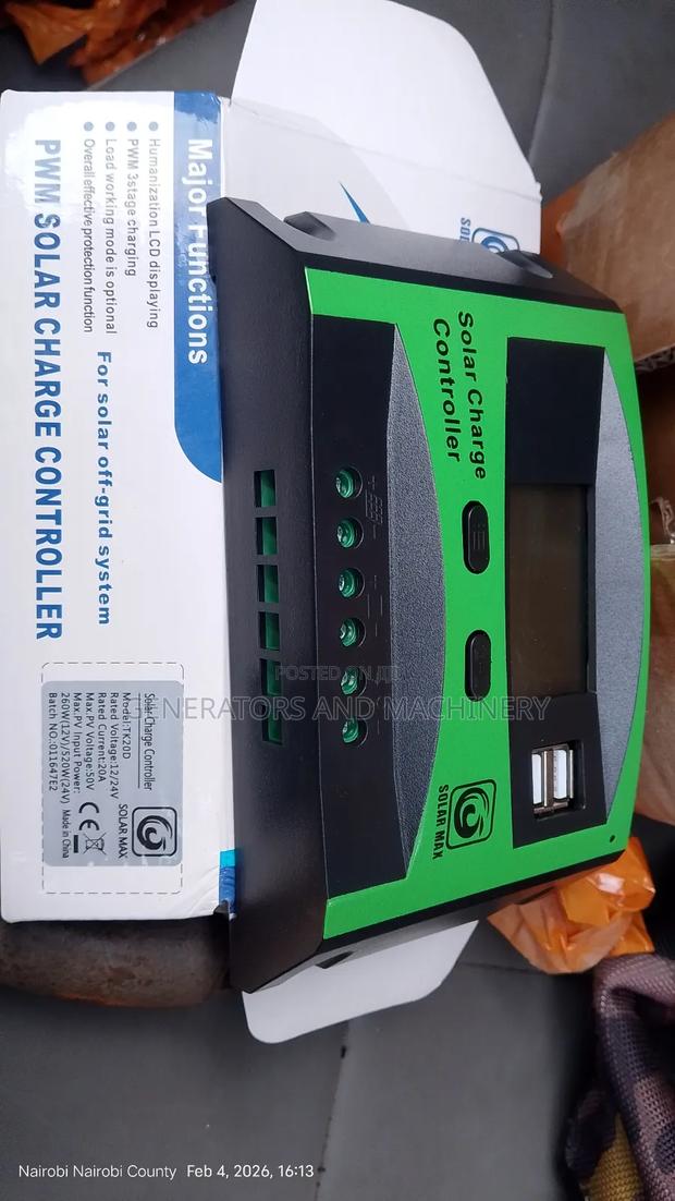 20amps Controller - main view