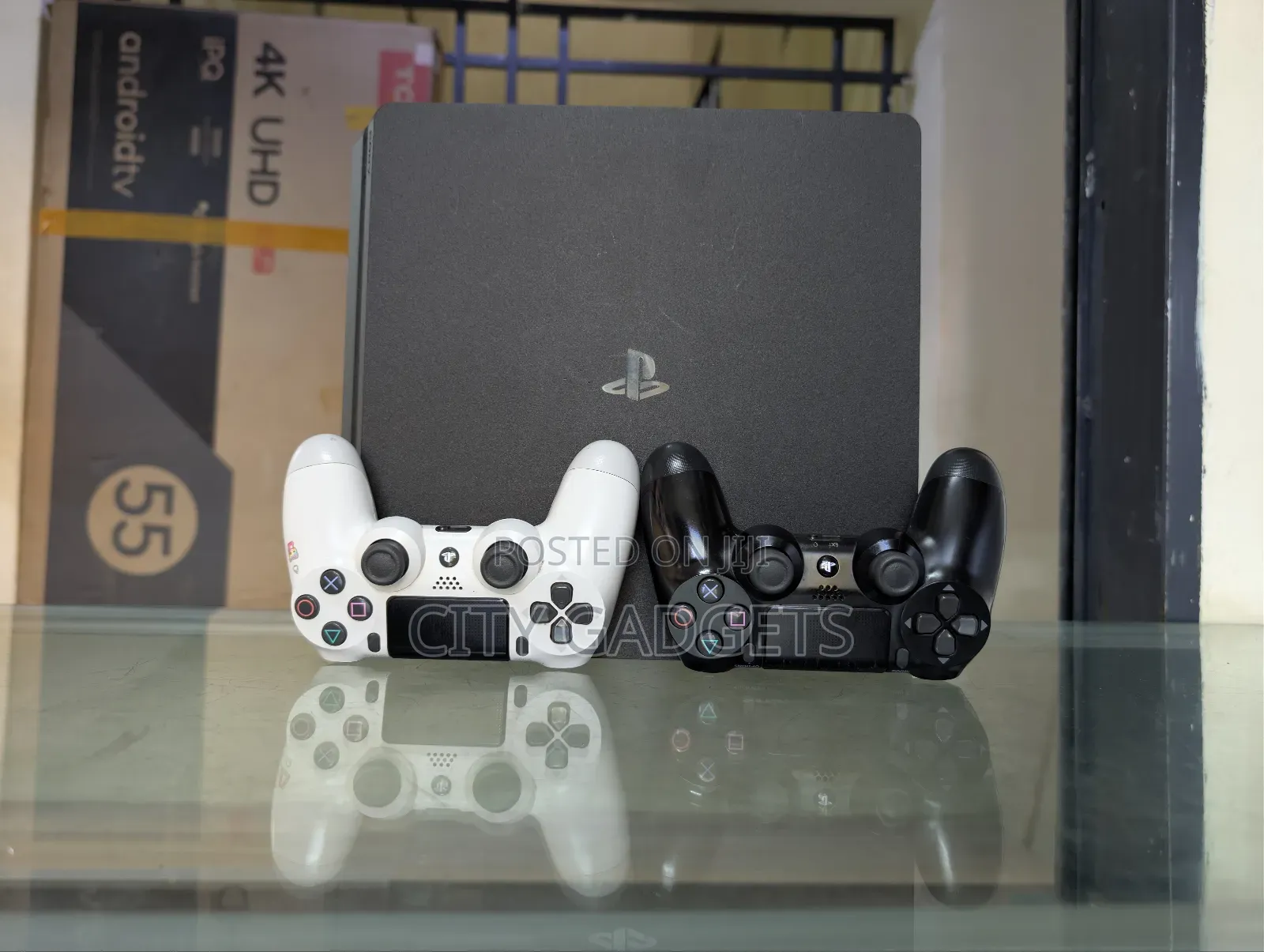 Ps4 Slim Pre-Owned With Two Controllers