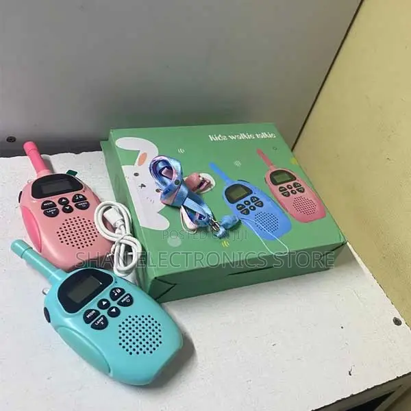 2x Handheld Children's Outdoor Kids Walkie Talkie 22 Channel 2 Way
