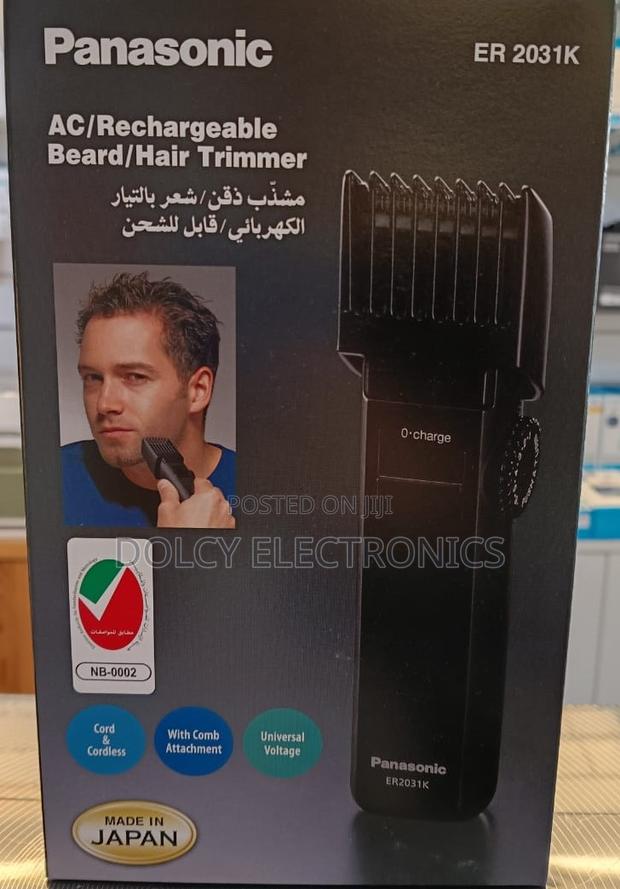 Panasonic Er 2031k Ac/Rechargeable Beaed/Hair Trimmer - main view