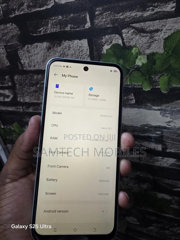 Tecno Spark 30C 128 GB Green - thumbnail 3