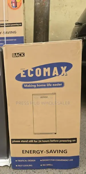 Ecomax 90 Litres Dark Silver Single-Door Refrigerator: 