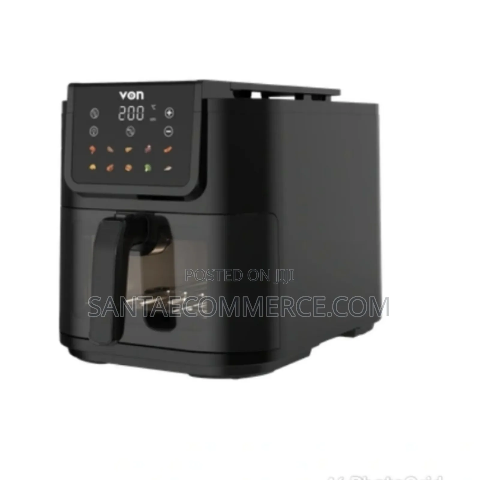 Von Vaf080dstk Slim Digital Air Fryer 8l