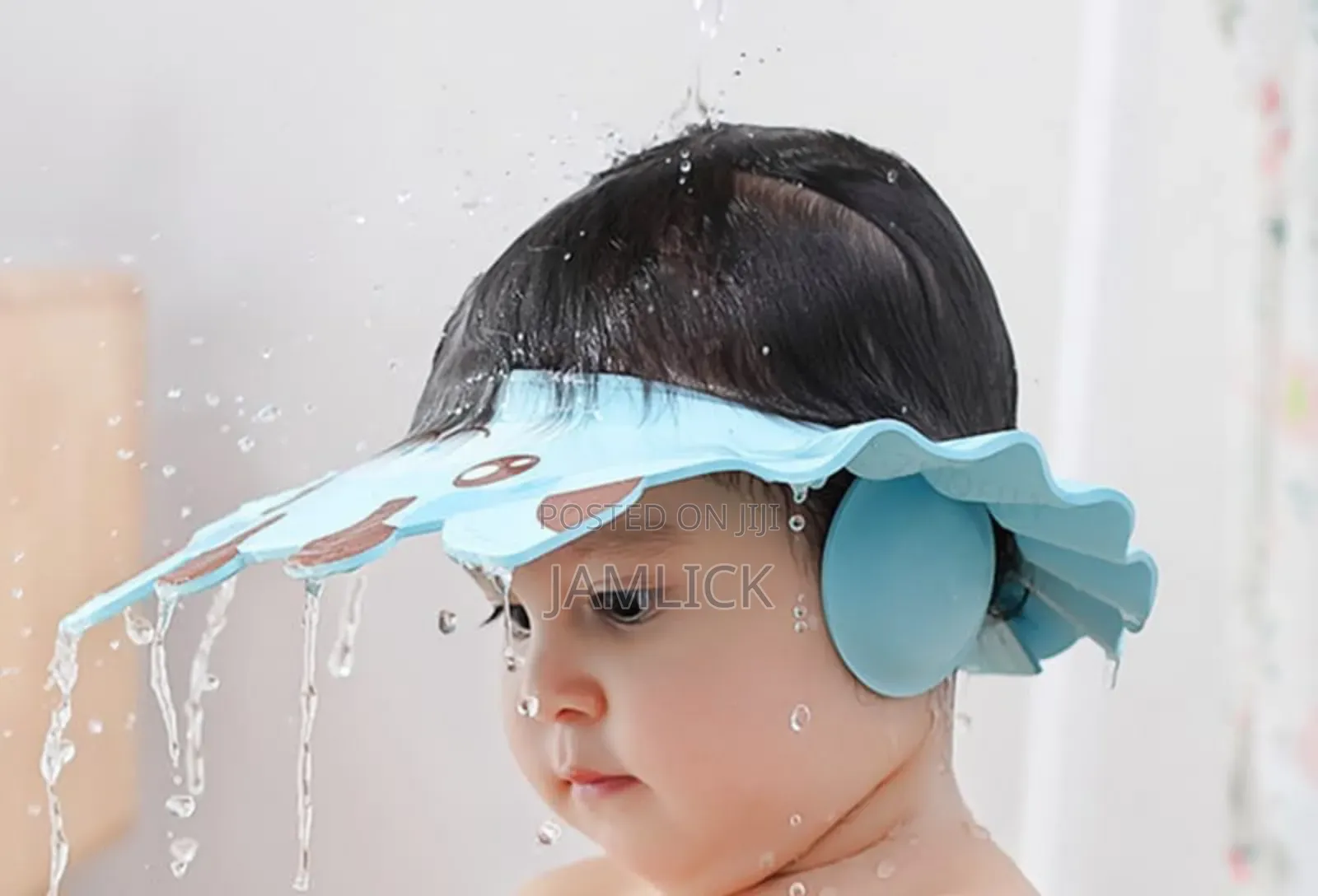 Kids Bathing Shower Cap – Eye Ear Protector Head Cover