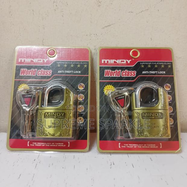 Mindy World Class Anti-Theft Padlock.
