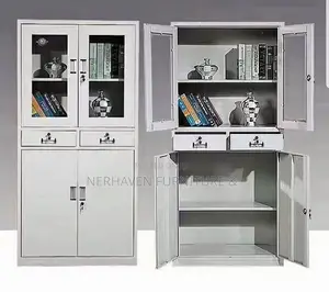 Office Storage Cabinet – Half Glass Display Cabinet