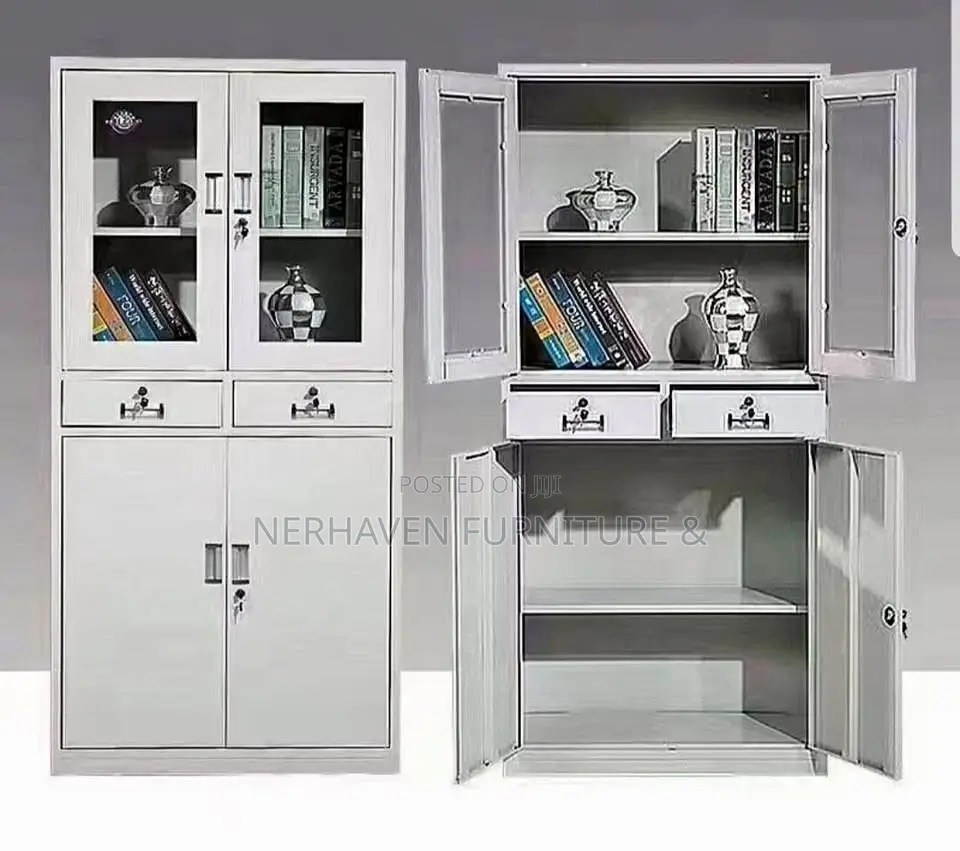Office Storage Cabinet – Half Glass Display Cabinet