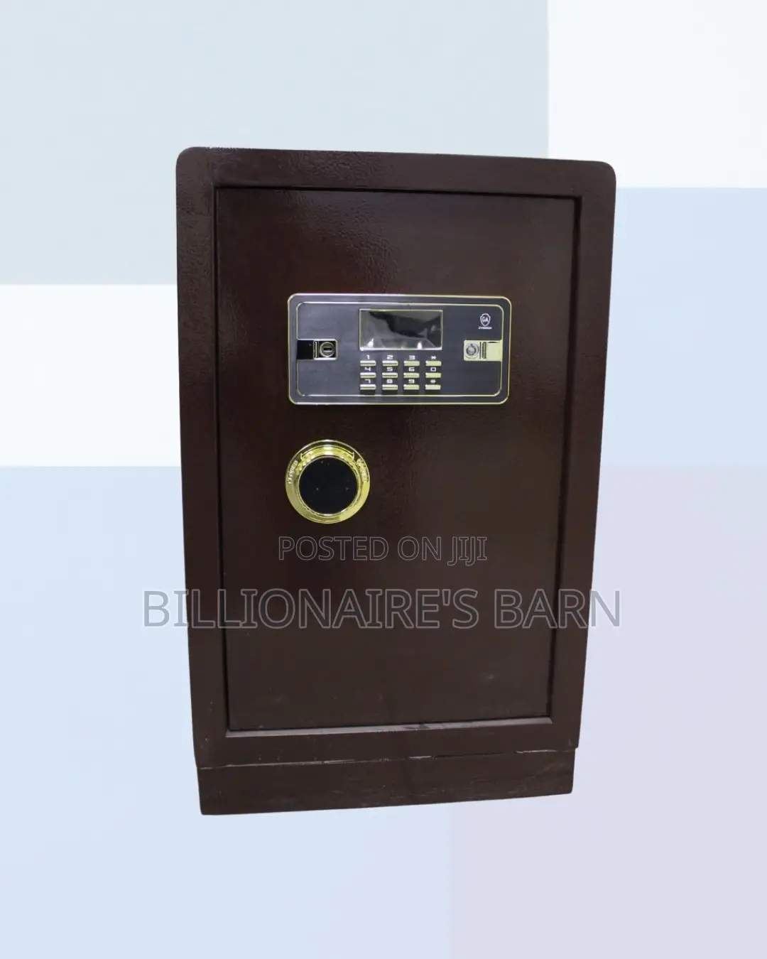 Fireproof Biometric Steel Safe | Peace of Mind, Backup Key Included