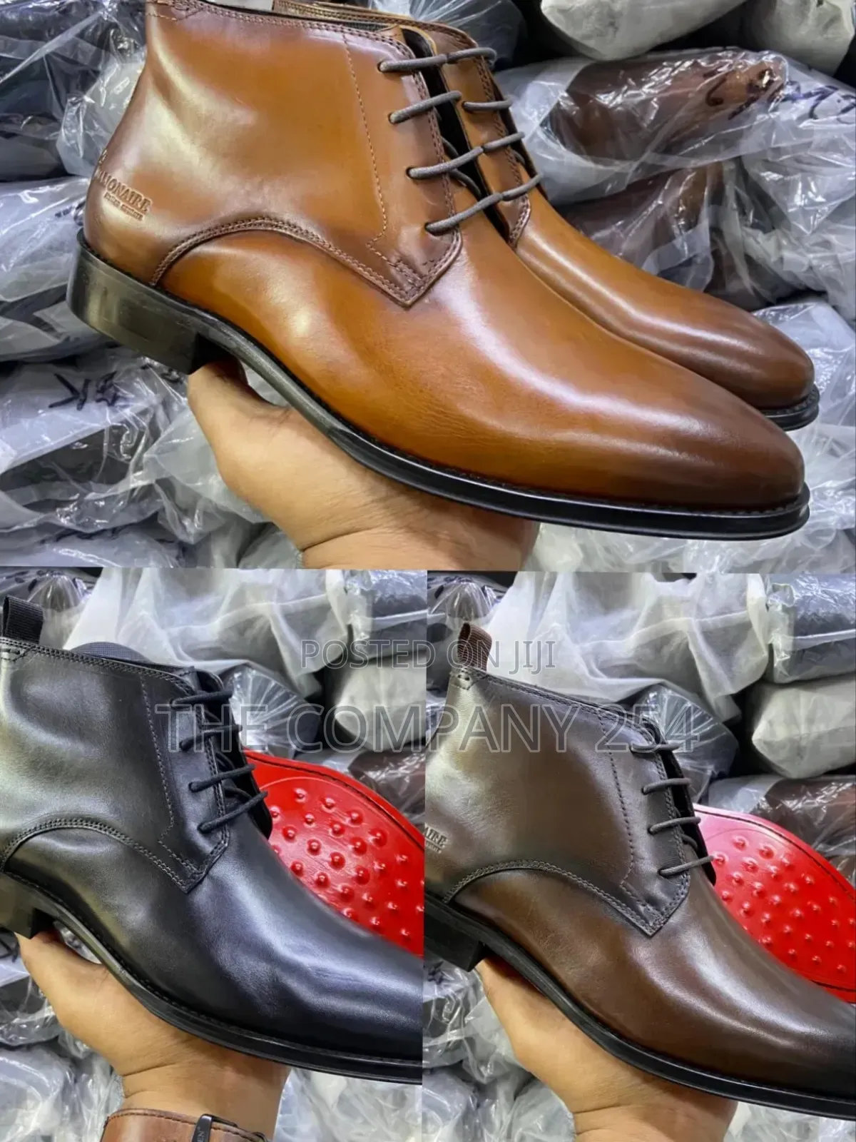 Quality Casual Leather Rubber Sole Chelsea Official Boots