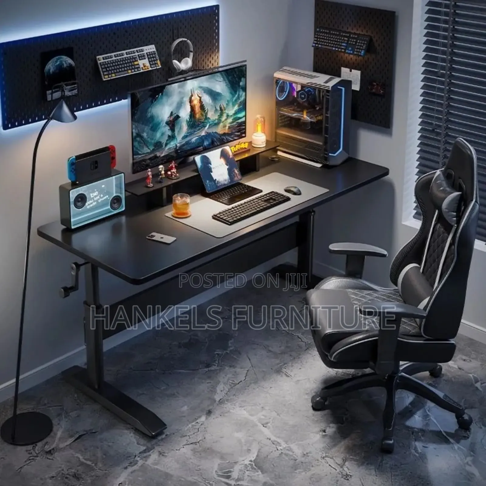 Electric Adjustable Height Desk – Sit Stand Comfort