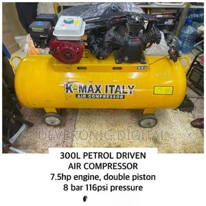 *300l Petrol Air Compressor 7.5hp Engine,Piston 8 Bar 116psi Pressure - thumbnail 2