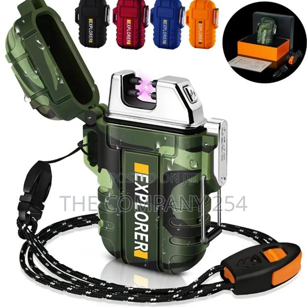 Electric Outdoor Rechargable Dual Arc Plasma Camping Hiking Lighter