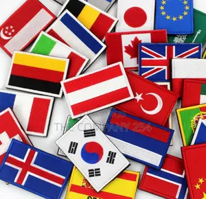 Custom Flags Patch Badges Stick On Stickers For Hat Backpack Cloth