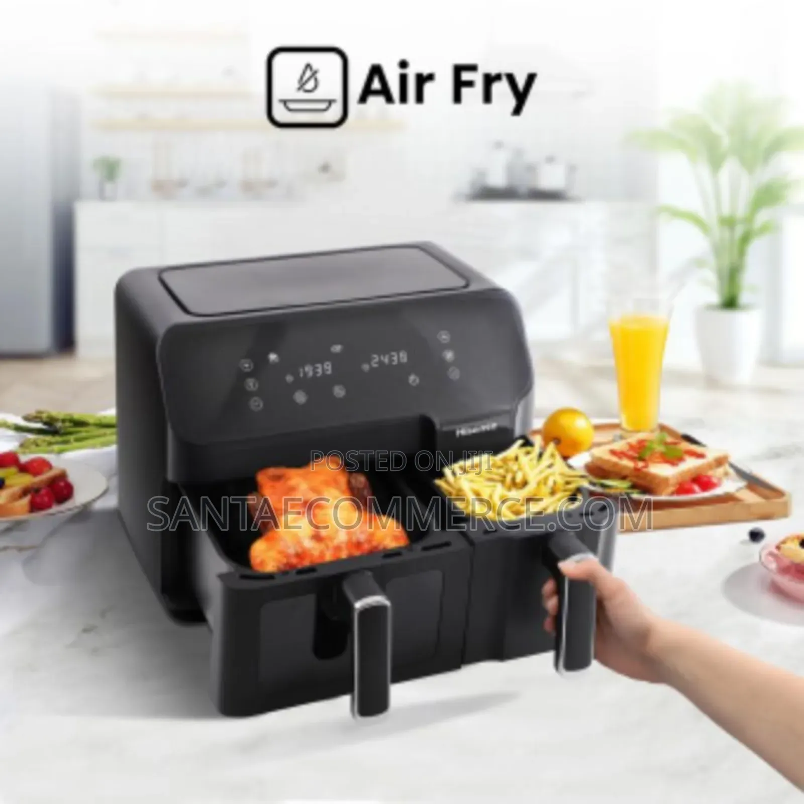 8.6l Hisense Double Basket Air Fryers