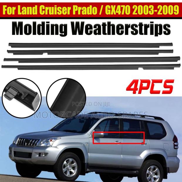 Toyota Landcruiser Prado J120 2003-2009 Moulding Weather Strips