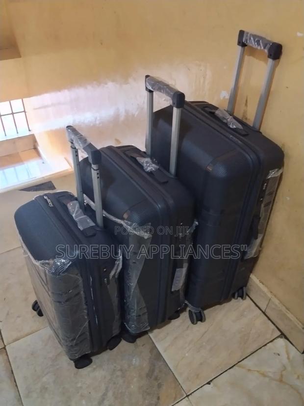 3-in-1 Rubber Travel Suitcase Set – Tough Stylish