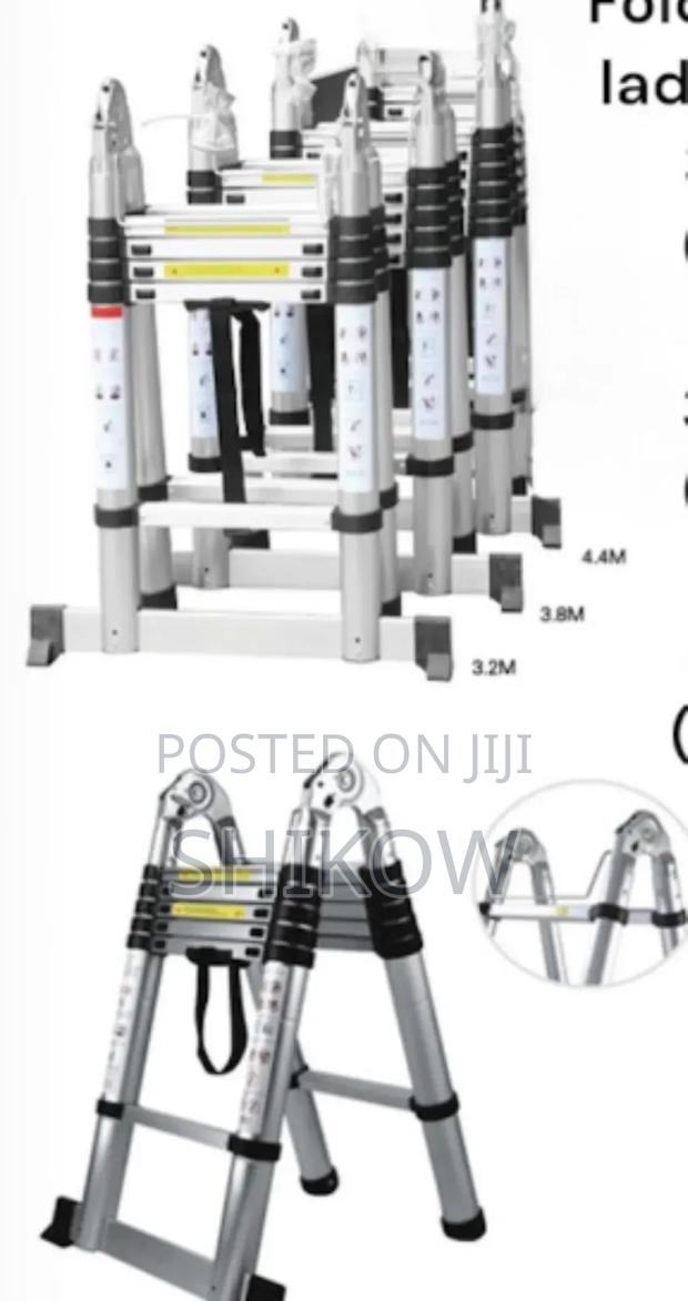 2.8m + 2.8m Telescopic Ladder