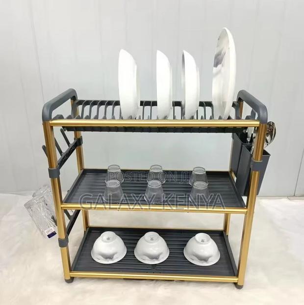 3 Tier Dish Drying Rack for Kitchen Counter. - main view