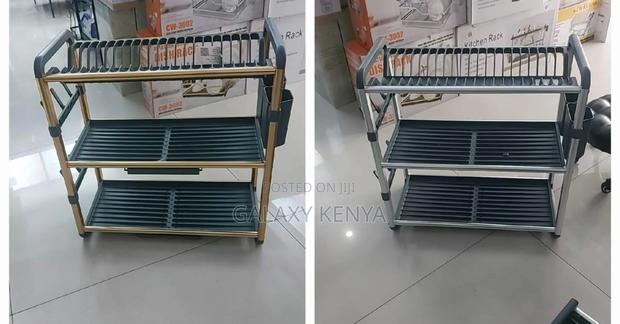 3 Tier Dish Drying Rack for Kitchen Counter. - thumbnail 2