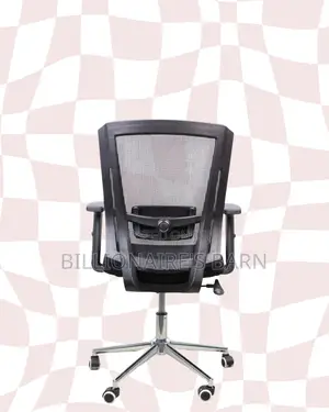 Barn Origin Mid-Back Office Chair • Clean Look, Chrome Base Stability