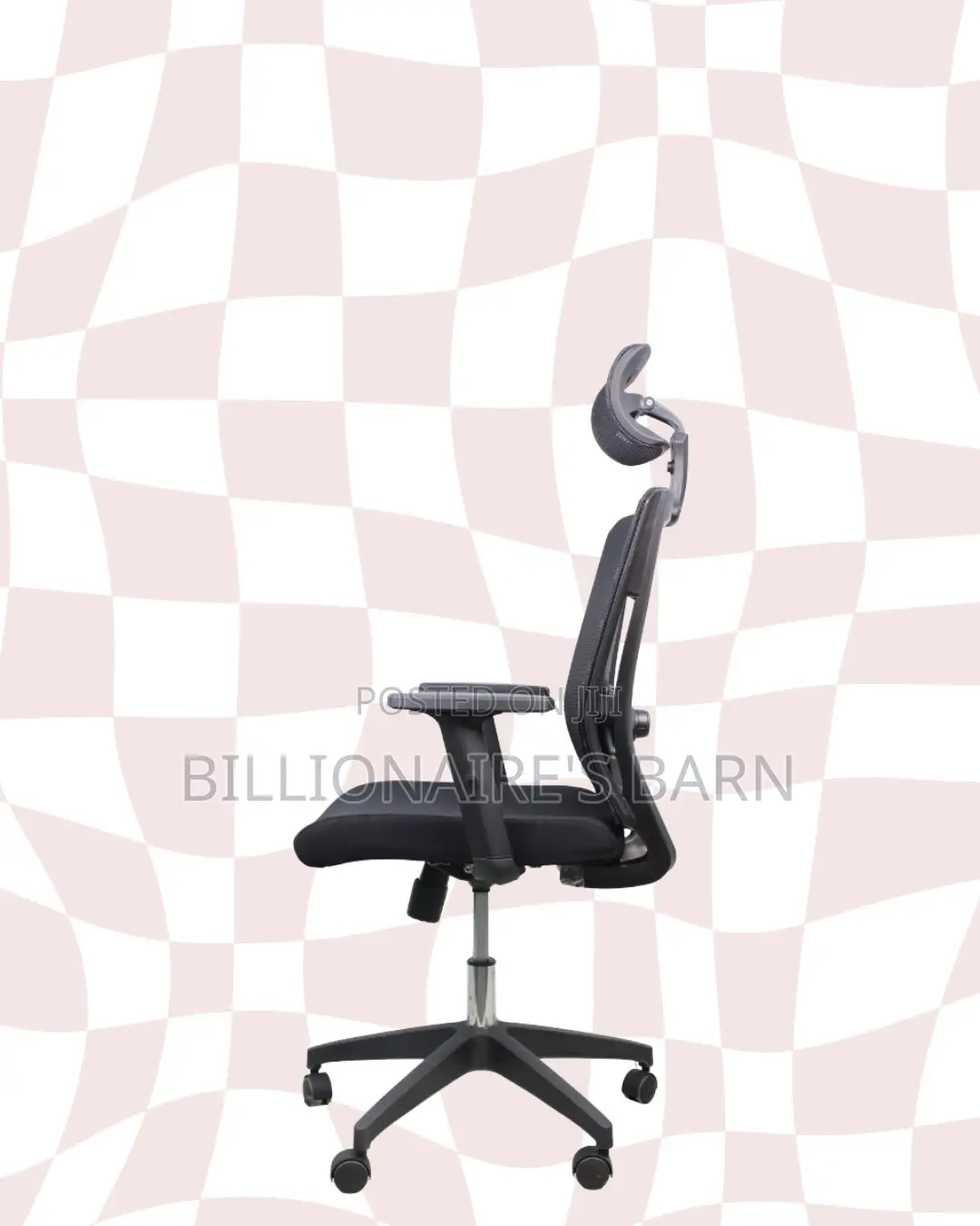 Black Ergonomic Office Chair • Support That Lasts, Cool Mesh Backrest