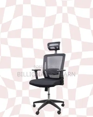 Black Ergonomic Office Chair • Support That Lasts, Cool Mesh Backrest