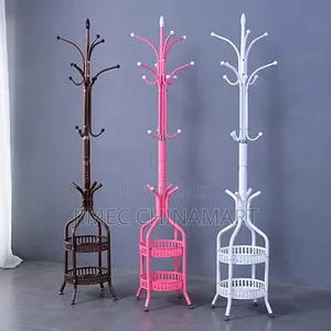 Free-Standing Metal Coat Rack