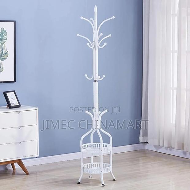Free-Standing Metal Coat Rack - main view