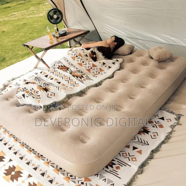 *Intex Inflatable Mattress Plus Free -electric Pump And 2 Pillows