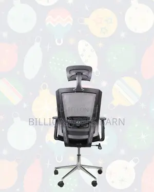 Black Ergonomic Work Chair •Neat Professional Look, Cool Mesh Backrest