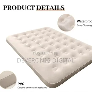 *Intex Inflatable Mattress Plus Free -electric Pump And 2 Pillows