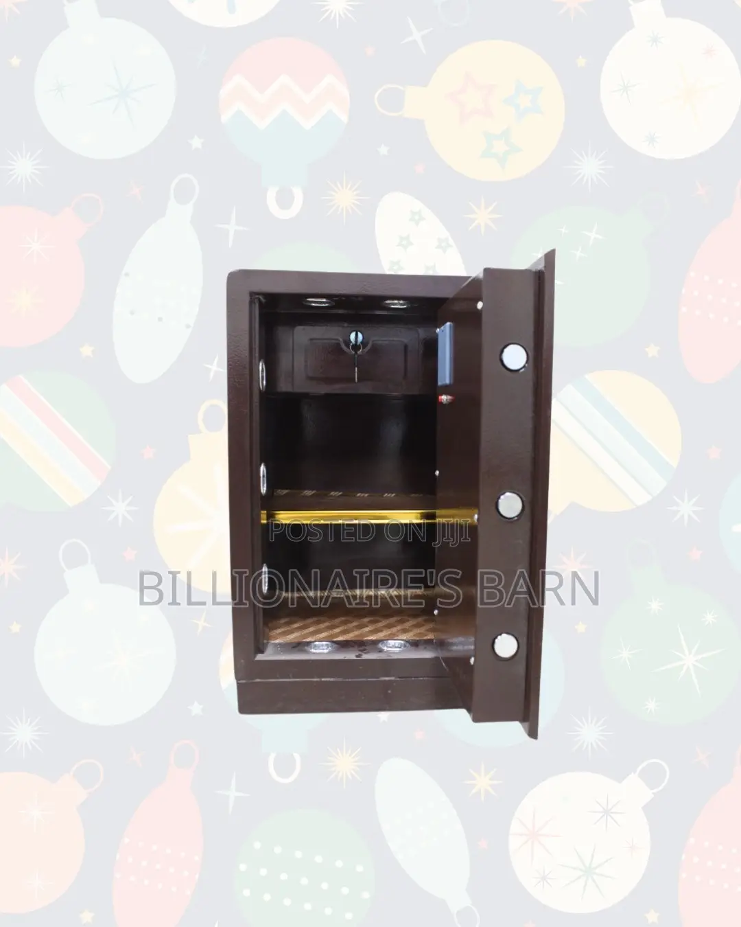Biometric Digital Safe 80kg — Strong Security, Dual Alarm Security