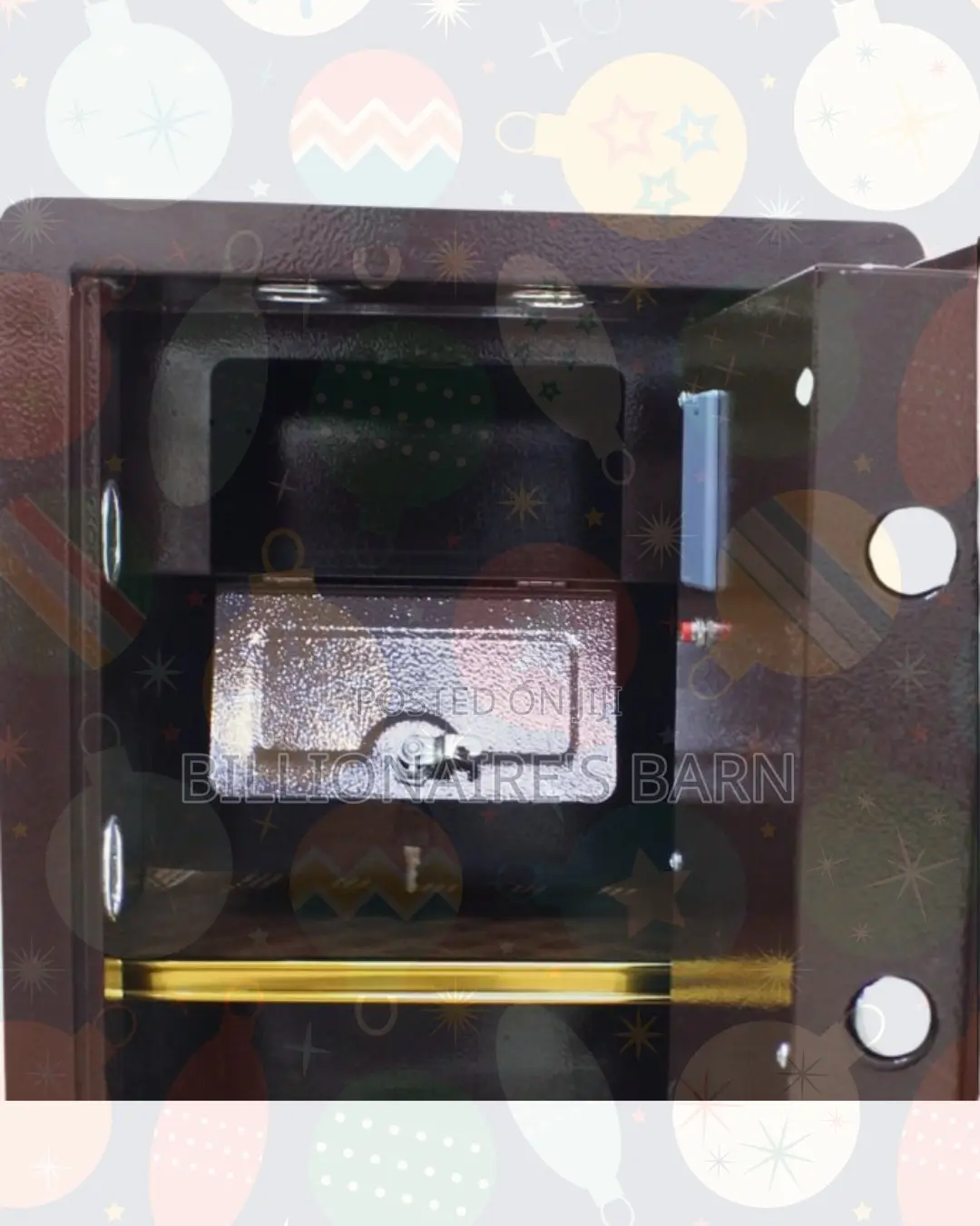 Biometric Digital Safe 80kg — Strong Security, Dual Alarm Security