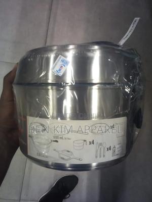 4 People Camping Cookware Compact 25pcs Full Kit Stainless Steel - thumbnail 2