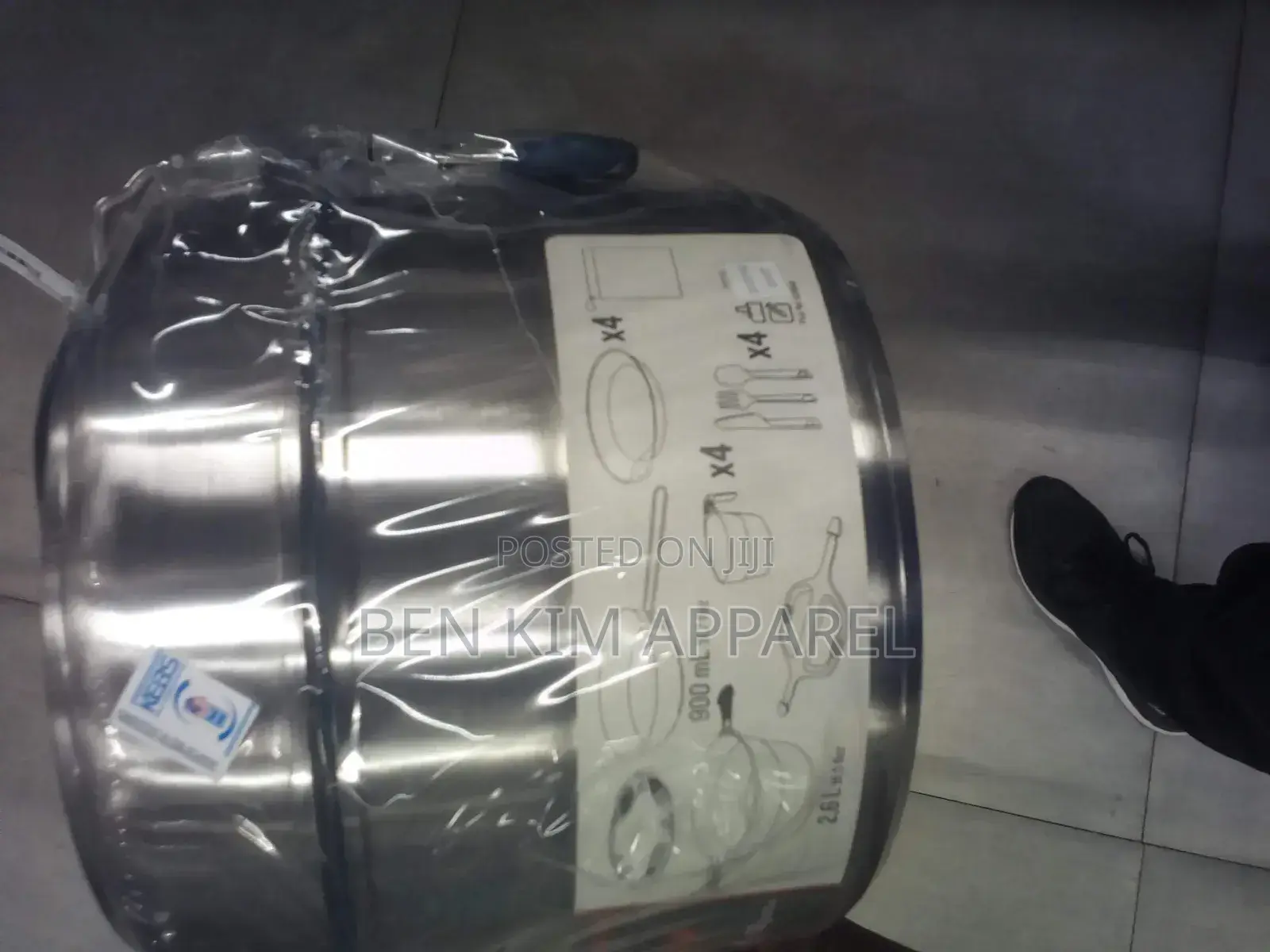 4 People Camping Cookware Compact 25pcs Full Kit Stainless Steel