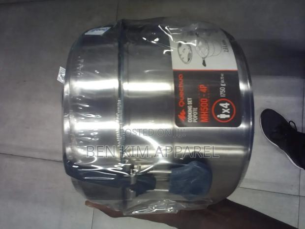 4 People Camping Cookware Compact 25pcs Full Kit Stainless Steel - thumbnail 8