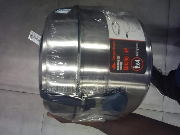 4 People Camping Cookware Compact 25pcs Full Kit Stainless Steel - thumbnail 9